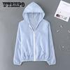 Casual Estate spiaggia Protezione solare Donna Cardigan lungo e sottile Protezione solare Abbigliamento Top