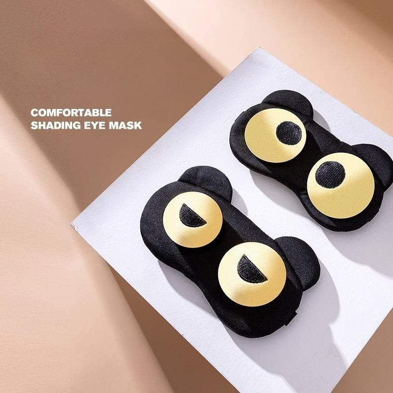 1PC Cute and Quirky Eye Mask for Sleep, Blocking Out Light, Suitable for Students. Breathable, Protects the Eyes, and Relieves Eye Fatigue.