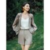 Jiu Zi Anna Kou Relaxed Lightweight Long Sleeve Shorts Set