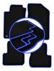 CARLUX-BLUE Car Mats For: Peugeot 206 Hatchback, SW, Station Wagon, CC, Cabriolet (1998-2010)