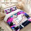 Felix Bedding Set, 1 Duvet Cover & 2 Pillowcases Soft Comfortable Bedroom Home Textile Decor
