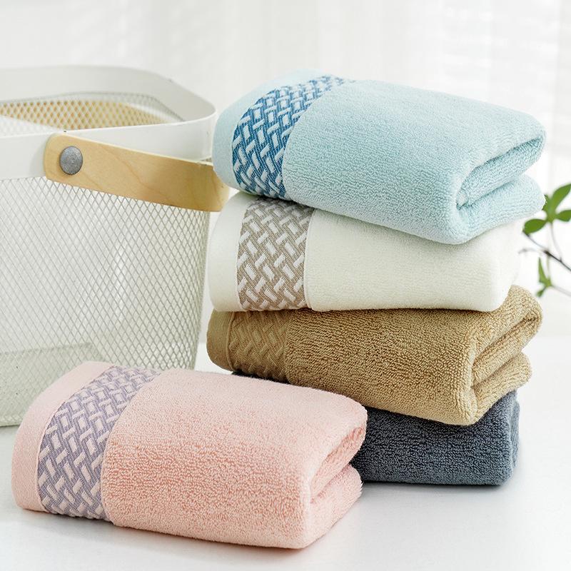 Asciugamano Spesso per Adulti Cotone Migliorato Assorbente Traspirante Buona Affare Asciugamano Puro Cotone per Uso Domestico