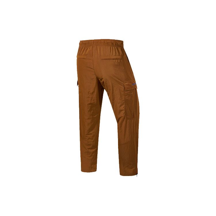 Jordan Pure Color Splicing Woven Pants Men Bottoms Brown DH3291-245