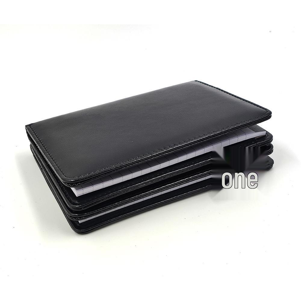 In Stock A6 Sticky Notes Notebook, Business PU Leather Surface, Portable Work Log, Custom LOGO.