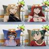 1PC Sexy Anime Girls Pillow Case Square  Bedroom Sofa Leisure Comfort Cushion Car Home Decoration