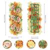 Flower Row Hanging Decoration Artificial Flower DIY Wedding Wall Arrangement Peony Rose Arch Backdrop Background Plants Wall Pad