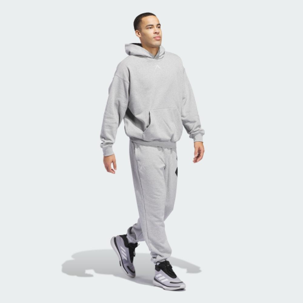 ★★Adairs★★ Anthony Edwards Seasonal Graphic Hoodie JY397 adidas Anthony Edwards Seasonal Graphic Hoodie - Grey