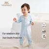 Unisex Long-Sleeve Anti-Mite Baby Romper