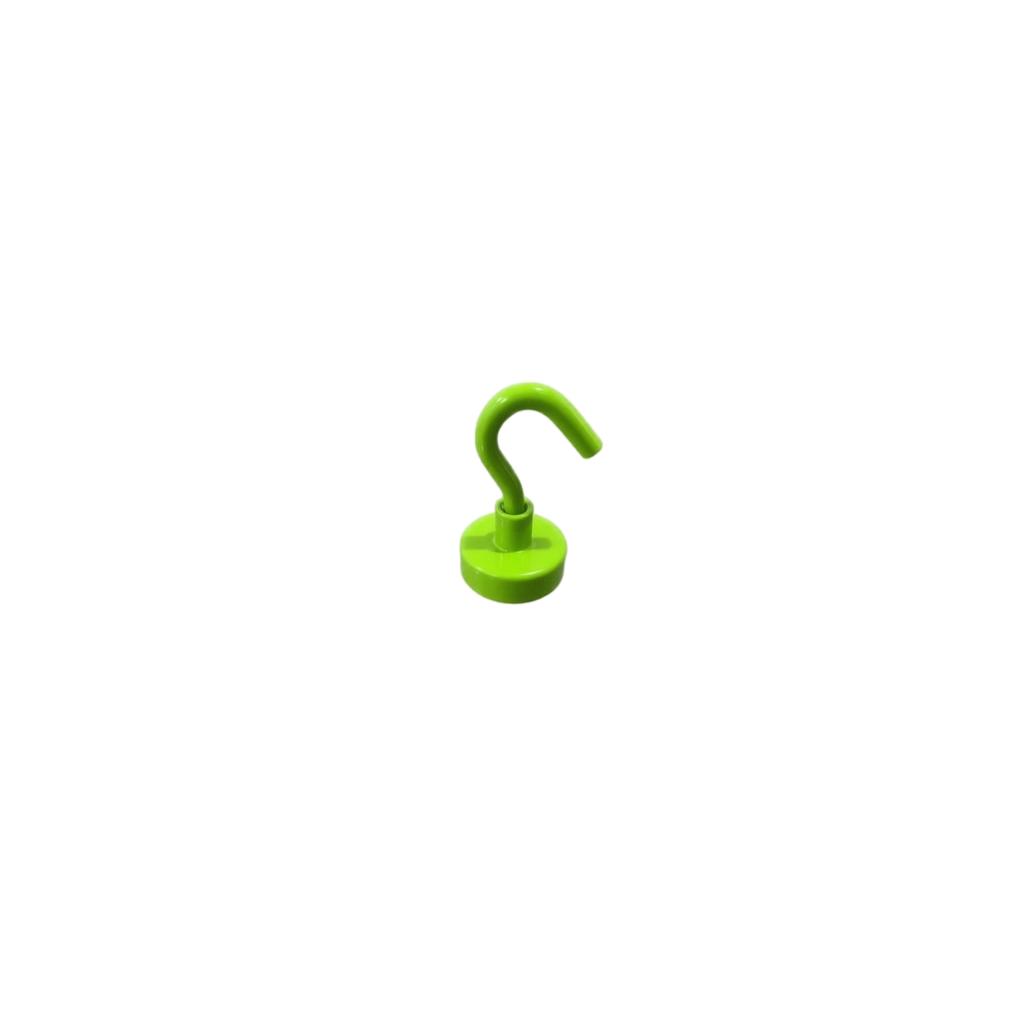 Magnetic Hook Round Metal Magnetic Holder Strong Magnetic Base Hanging Hook for Home Office Garage Storage and Organization