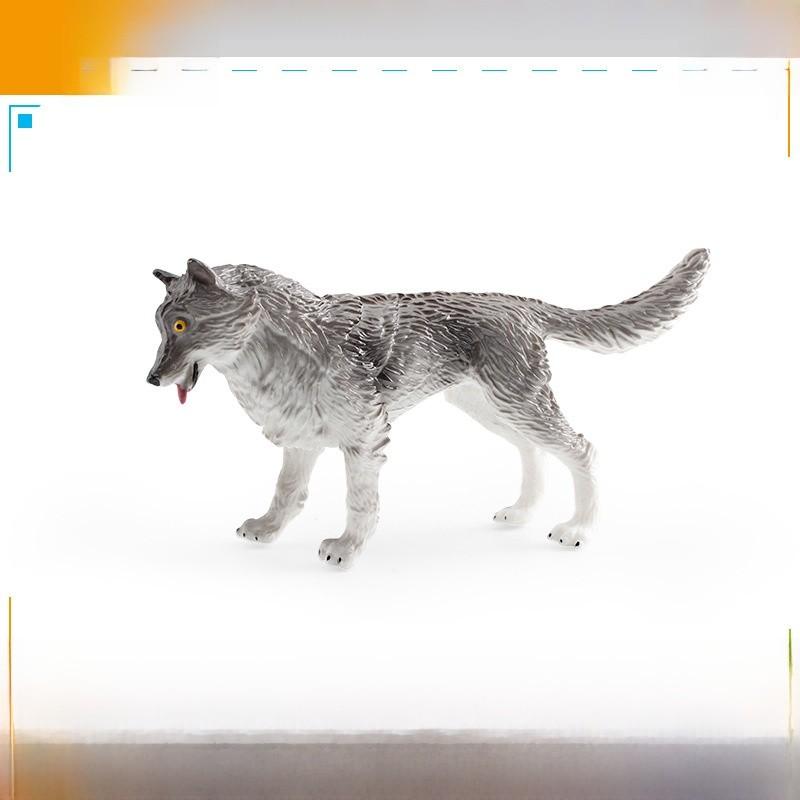 Childrens Animal Figurines Pvc Collection With Realistic Wolves And Huskies For Learning And Display