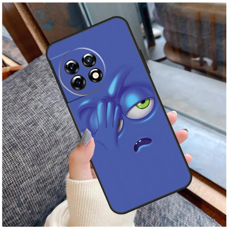 3D Funny Face Cute Case For OnePlus 13R 13T 12R 10R 10T 15 13 12 11 10 9 Pro Nord 5 CE 2 3 4 Lite N20 N30 Coque