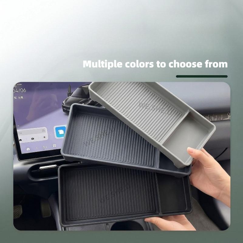 For Leapmotor B03X A10 2026 2027 Central Control Screen Rear Storage Box ETC Non Slip Organizer Car Interior Modification