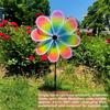 Multistyles Rotating Sunflower Wind Spinner Large Turntable Windmill  Outdoor Party Picnic Decor