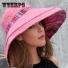 Women'S Reversible Boho Bucket Hat - Lightweight, Breathable Polyester Sun Hat with Wide Brim for Beach, Travel & Fashion, Fashion Accessory