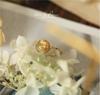 Simple Natural Egg Yolk Crystal Light Luxury Versatile Ring