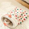 Semi-enclosed Cat Sleeping Bag Warm Cat Tunnel Nest Thickened Cat Nest Bed  Indoor