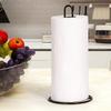 Easy-Tear Paper Towel Holder Heavy-Duty Napkin Paper Holder Roll Organizer  Desktop