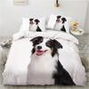 Animal Lie Down Bedding Set,Boy&Girl Duvet Cover Pillow Case Gift, Home Bedroom Quilt Set Large King 260x220cm