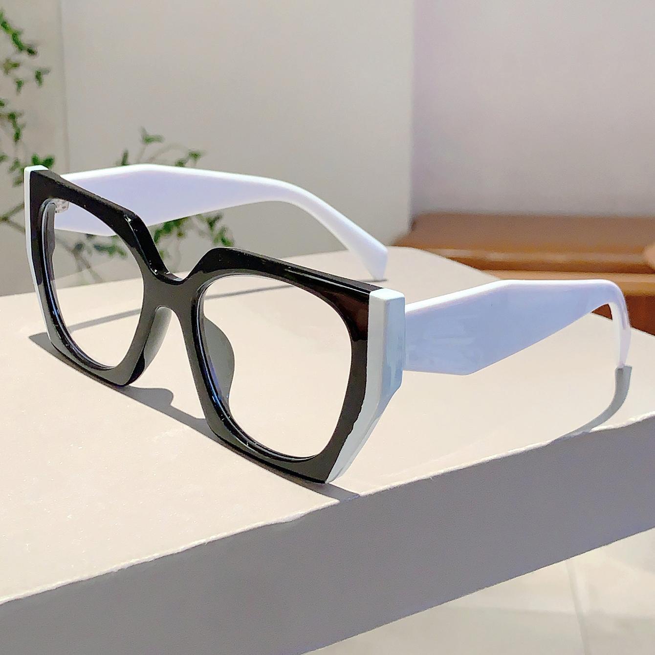 

Женские квадратные очки с декором, конфетного цвета, очки для защиты от синего света, модный брендовый дизайн, большие очки для женщин