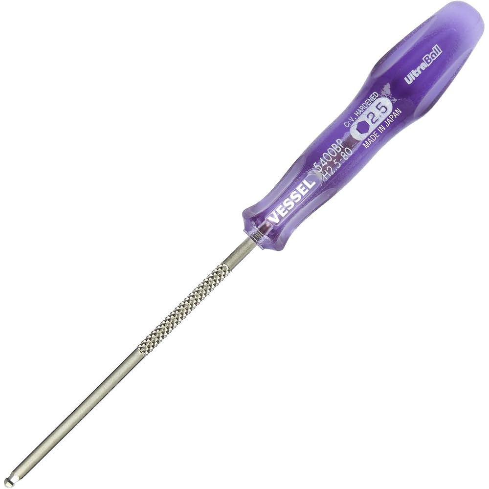 VESSEL (VESSEL) Power Grip Ultra Ball Screwdriver 2.5mm Opposite Side B-5400BP