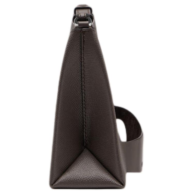 Maison Margiela Zipper Closure Stitching Design Leather Crossbody Shoulder Bag Women Bags Brown SB1WG0054P4745T2152
