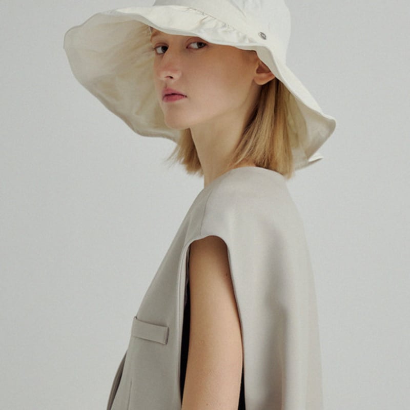 Marchen Sandy Wide Bucket Hat_3color