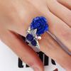 5 Color Women Rose Ring Fashion Exquisite Retro Butterfly Accessories Decorative