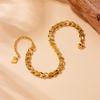 Gold Phoenix Tail Chain Bracelet For Women Dainty Jewelry