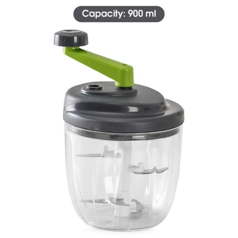 1pc 520/900ML Manual Meat Mincer Garlic Chopper Rotate Garlic Press Crusher Vegetable Onion Cutter Kitchen Cooking Accessories