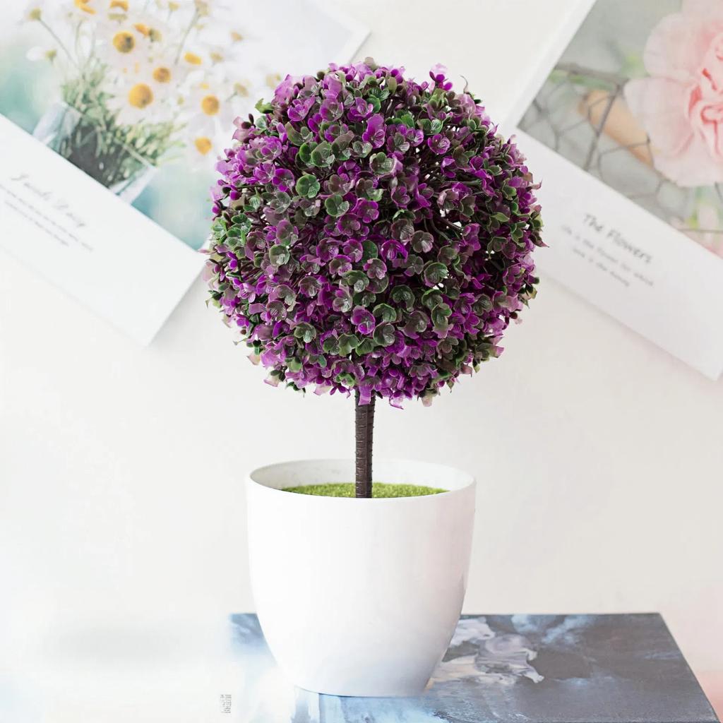 Sztuczne Rośliny Bonsai Małe Drzewko Symulacja Roślin Doniczkowych Sztuczne Kwiaty Ozdoby Doniczkowe na Stół do Domu Hotelu Ogrodu Dekor