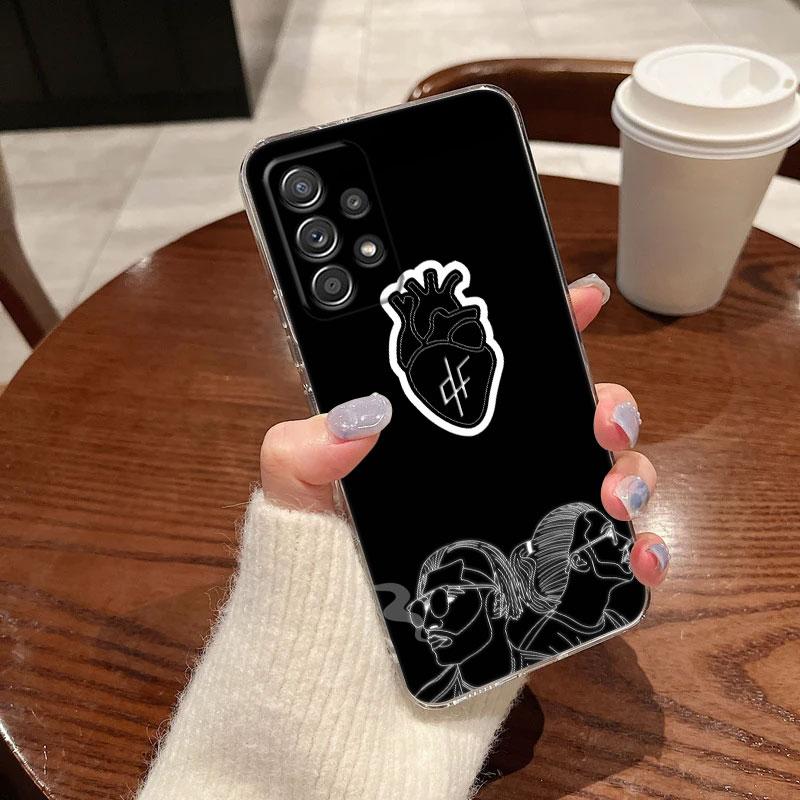 Singer PNL QLF Rapper Clear Phone Case For Samsung Galaxy A56 A57 A37 A55 A54 A36 A35 A26 A25 A16 A17 A07 A52 A34 A73 A21s Cover