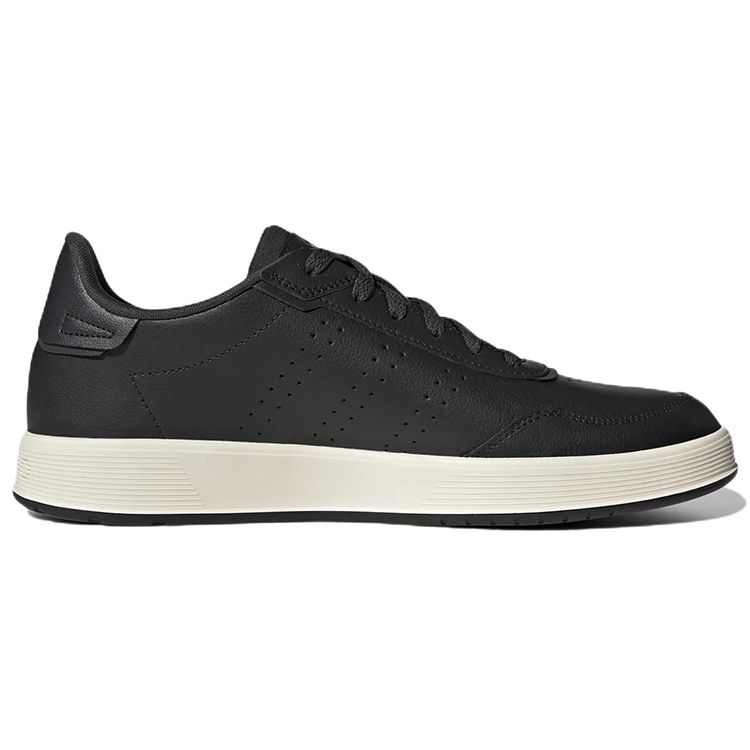 Adidas Neo Nova Court Courtphase Leather Casual Slip-Resistant Durable Lightweight Low-Top Skate Shoes Men Sneakers Black GX5948