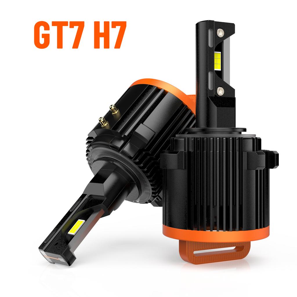 2PCS H15 LED Bulb Headlight Lamp 72W 6000K High Bright GT7 H7 LED No Canbus Error Headlights for VW Car Golf 6 Golf 7 12V