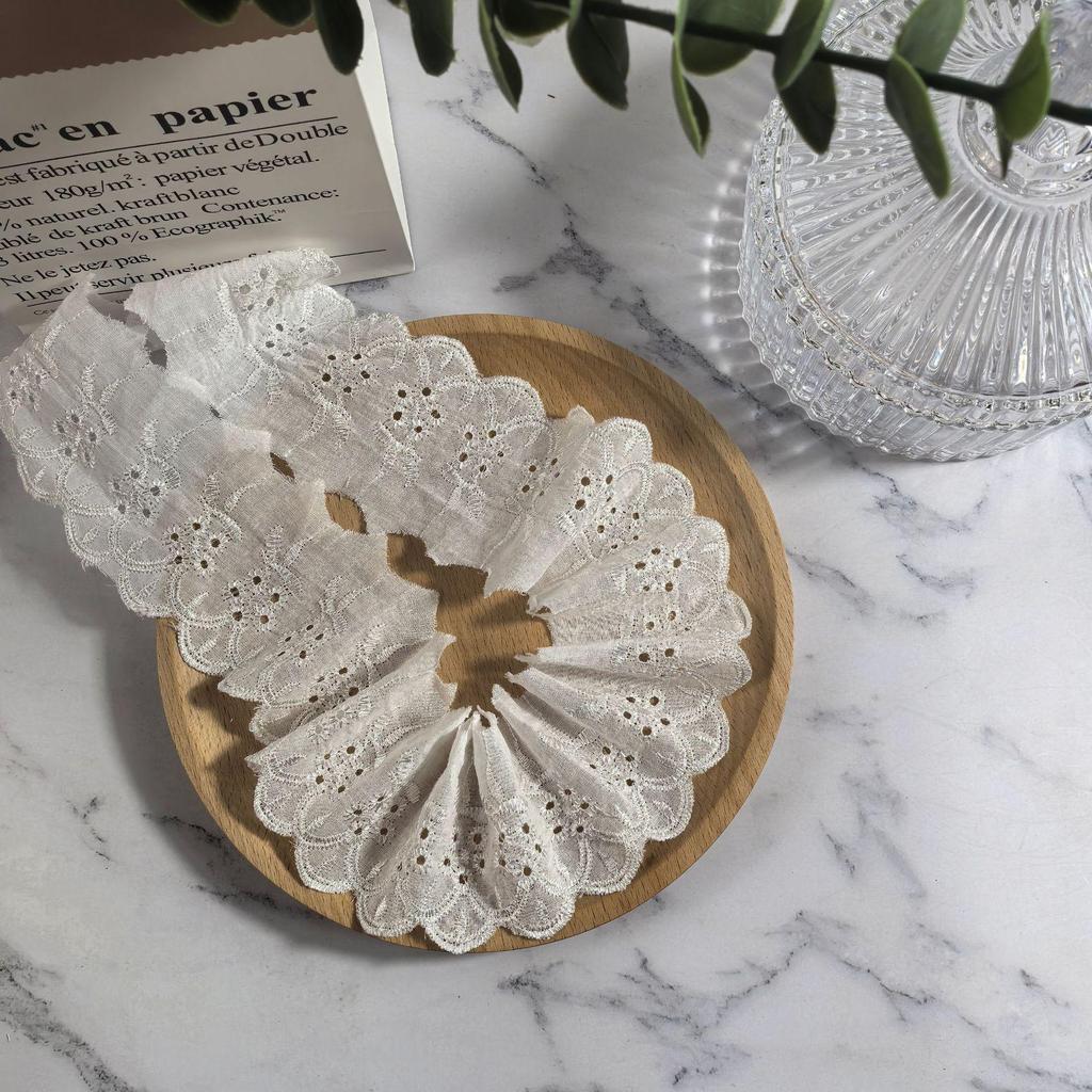 Leichte bestickte Spitzenaccessoires für Lolita- und Hochzeitskleider