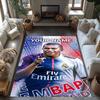 Mbappe Personalized Name Floor Rug Office Rug Suitable For Dormitory Hallway Living Rooms Playrooms Antislip Rug Anime Office Decor