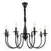 American Vintage Wrought Iron Chandelier for Living Room, Dining Room, or Bedroom