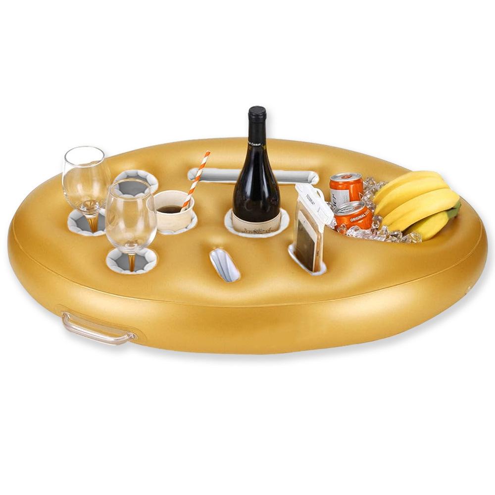 High-Quality Summer High-Quality Sea High-Quality Bucket High-Quality Cup High-Quality Holder Inflatable High-Quality Pool High-Quality Accessories золотистый
