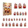 Capybara Advent Calendar Christmas 2D Capybara Decorations 24 Day Countdown To Christmas Calendar for Tree Car Wall Home Festive Holiday Decor