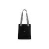 Iconic Checkerboard Pattern Cotton Tote Bag Unisex Tote Bags Black VN000GG2BLK
