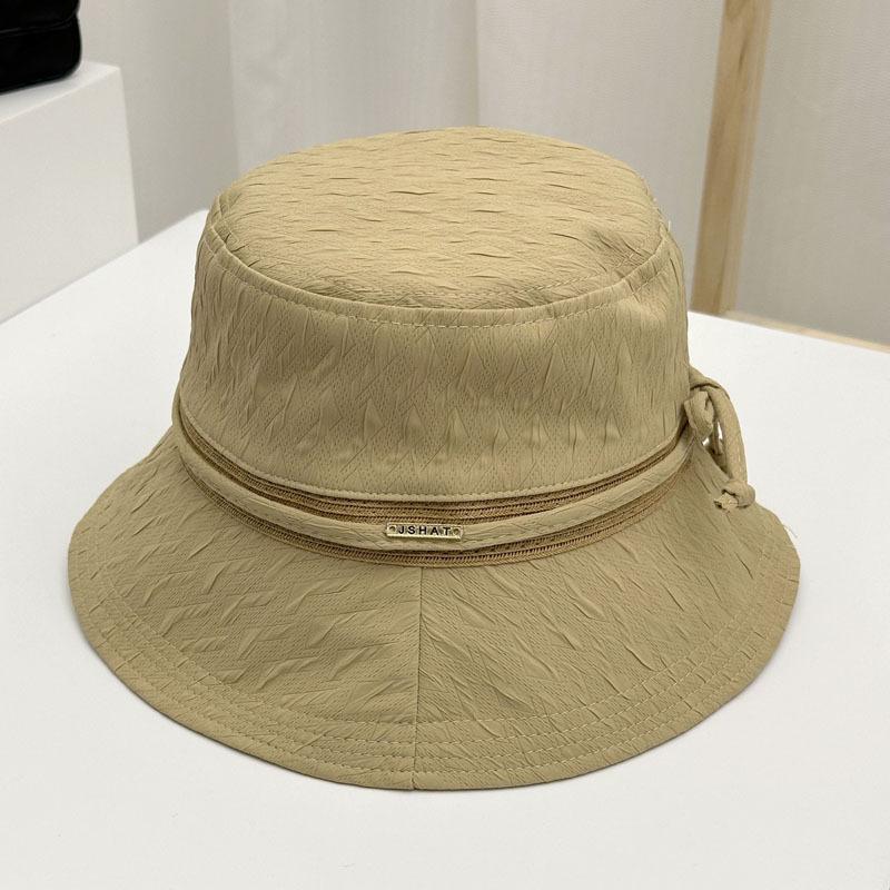 Bucket Hat Women Summer Hats For Women With Bow Sun Protection Korean Style Trendy Fisherman Cap Female Sun Hat New