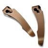 1piece Titanium Alloy Back Clip Folding Knife Pocket Back Clamps For Cld Steel Recn1 Folding Knife DIY Parts Accessories