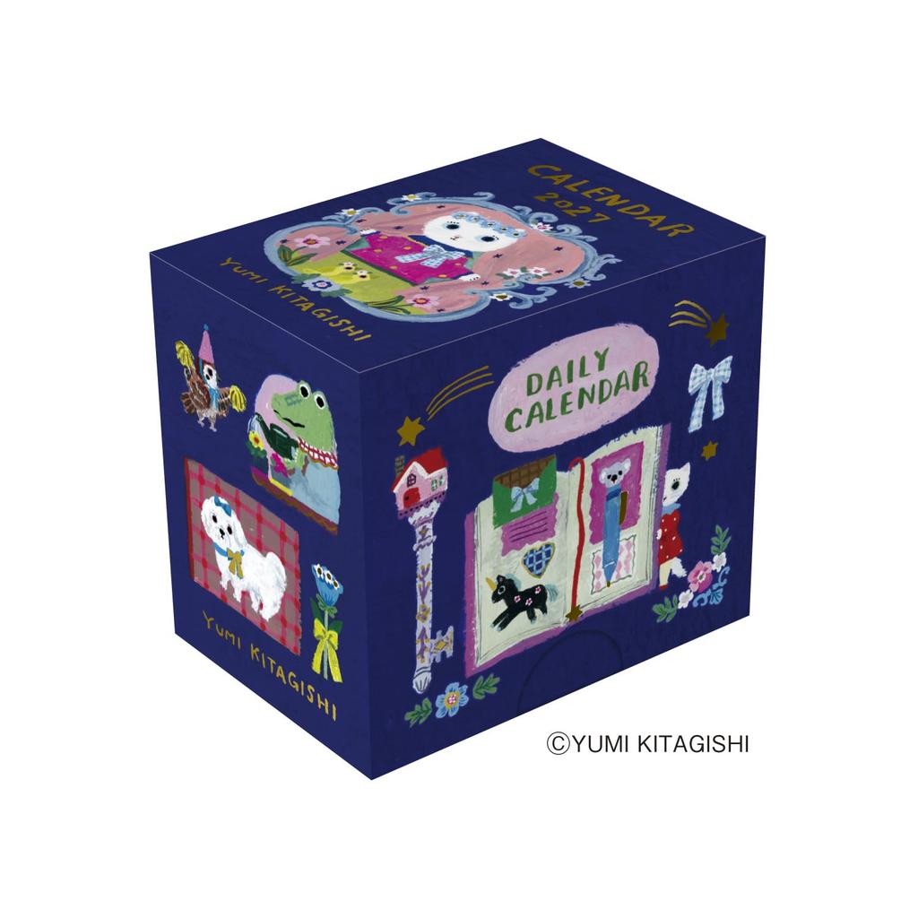 Neuer Japanischer Kalender Yumi Kitagishi Mini Mini Tageskalender 2027, NK4500