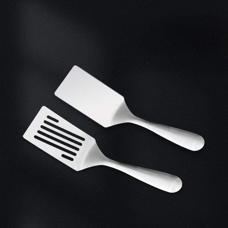 Stainless Steel Square Head Steak Cooking Spatula Pizza Shovel Pancake Beef Scraper For Kitchen BBQ Non-stick Utensils Supplies