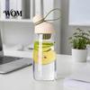 Wide Mouth Hydration Flask Tritan Plastic Water Bottle, with Leak Proof Lid, 600ml Capacity, Fast Commuter Bottle Drinking Spout Sports for
