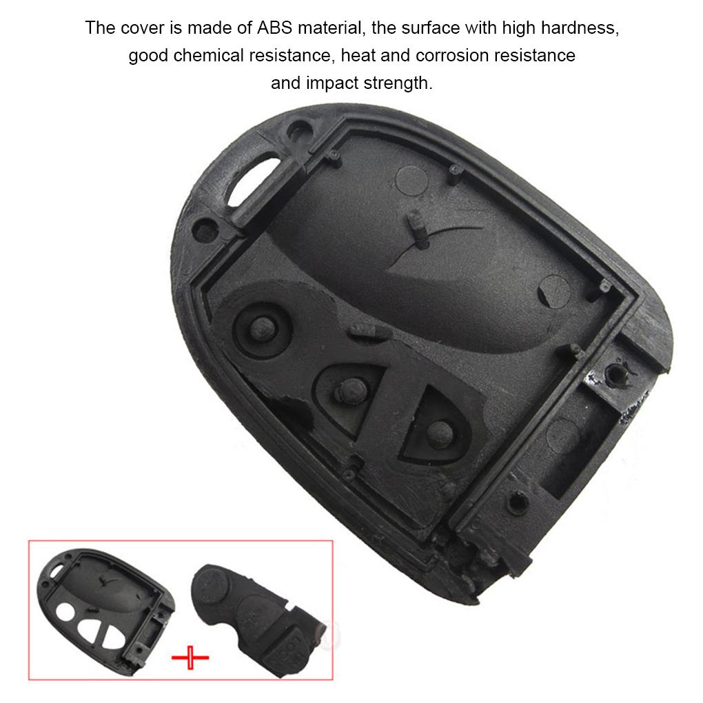 2 Pieces Car Remote Case Professional Stylish 3 Button Detachable Removable Key Fob Shell Replacement for Commodore VS 1995-1997