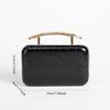 Luxury Designer Women's Clutch Evening Bag Gold Metal Closure Vintage Box with Chain Strap Shoulder Special Occasions