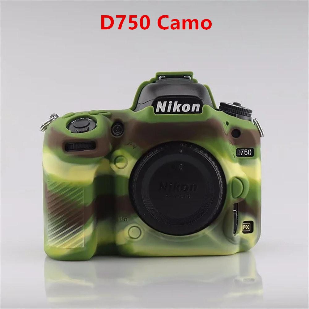 Soft Silicone Armor Camera Bag Case For Nikon D750 D780 D810 D850 D3200 D3300 D3400 D3500 D5100 D5200 DSLR Cover Body Skin