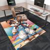 1 Stück Anime Cartoon Design Corgi Stuhlmatte - Schreibtischteppich für das Büro, Rutschfester Teppich für die Heimdekoration, Geeignet für alle Jahreszeiten, Perfektes Geschenk für Anime-Liebhaber.H0