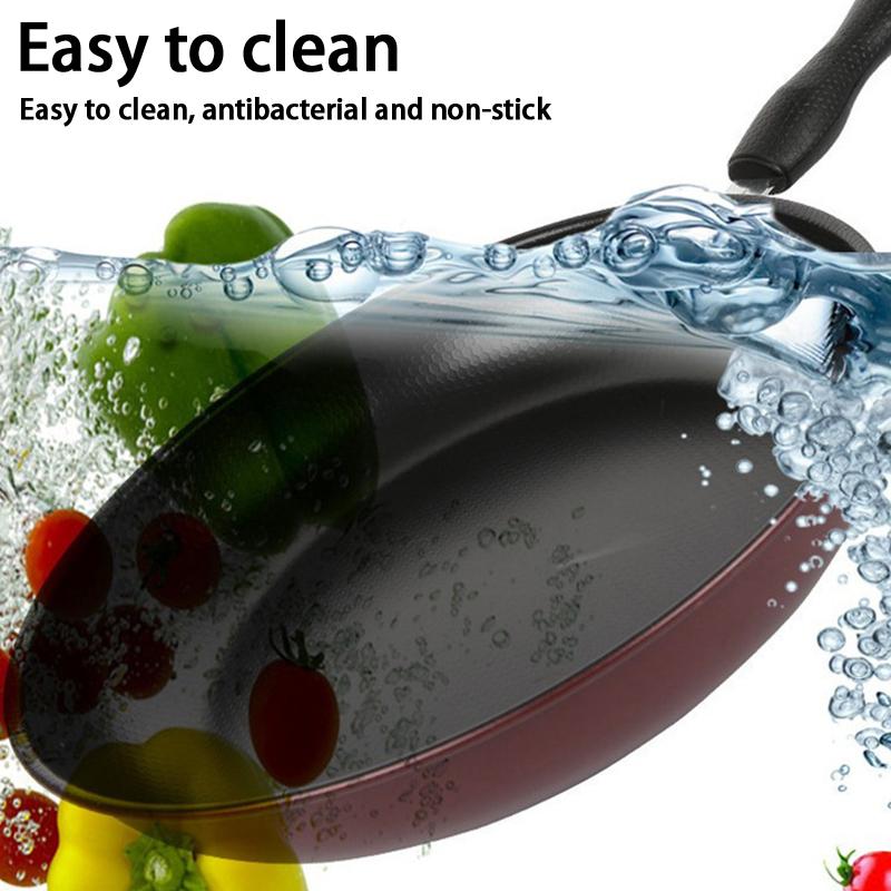 Non-Stick Multifunctional Frying Pan Made Of Iron Easy To Clean Kitchen Cookware Suitable For Gas Stove And Induction Cooker