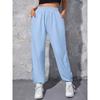 Bequeme Damen Jogginghose Hoher Bund Baggy Trainingshose Tägliche Lässige Hose